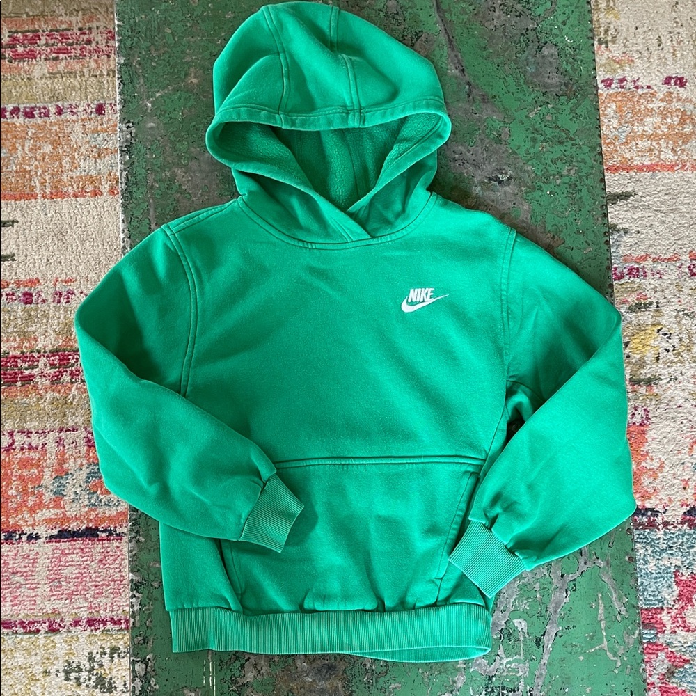 Nike Kids Emerald Green Hoodie